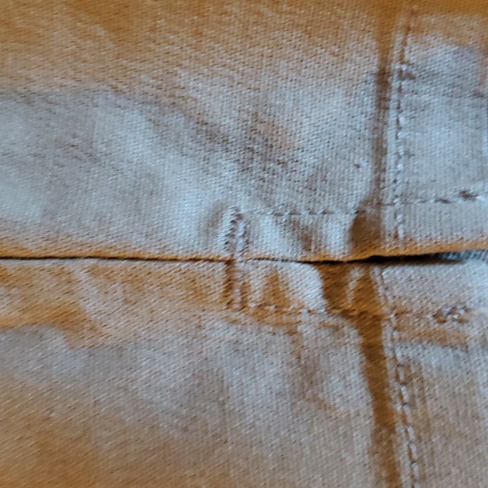 New Calvin Klein Jeans Capri Pants, Tan, 14 - Picture 7 of 9